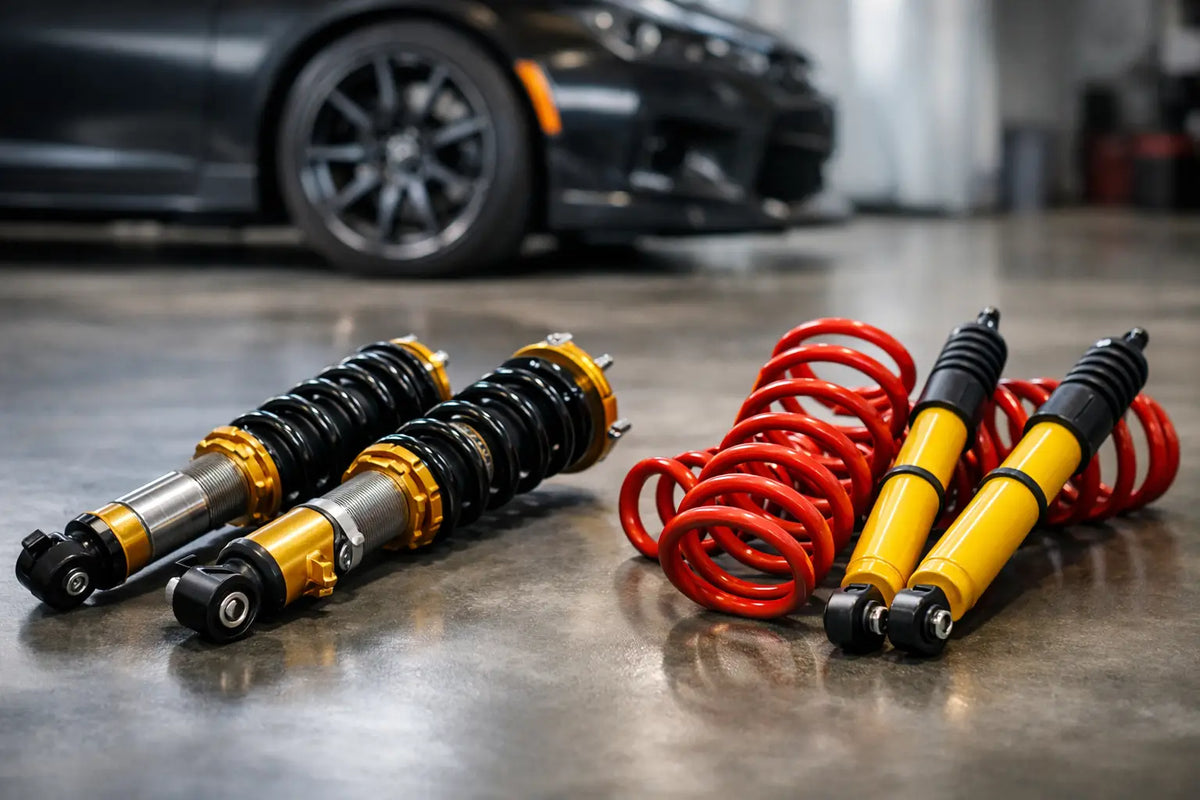 Coilovers Versus Lowering Springs Setup