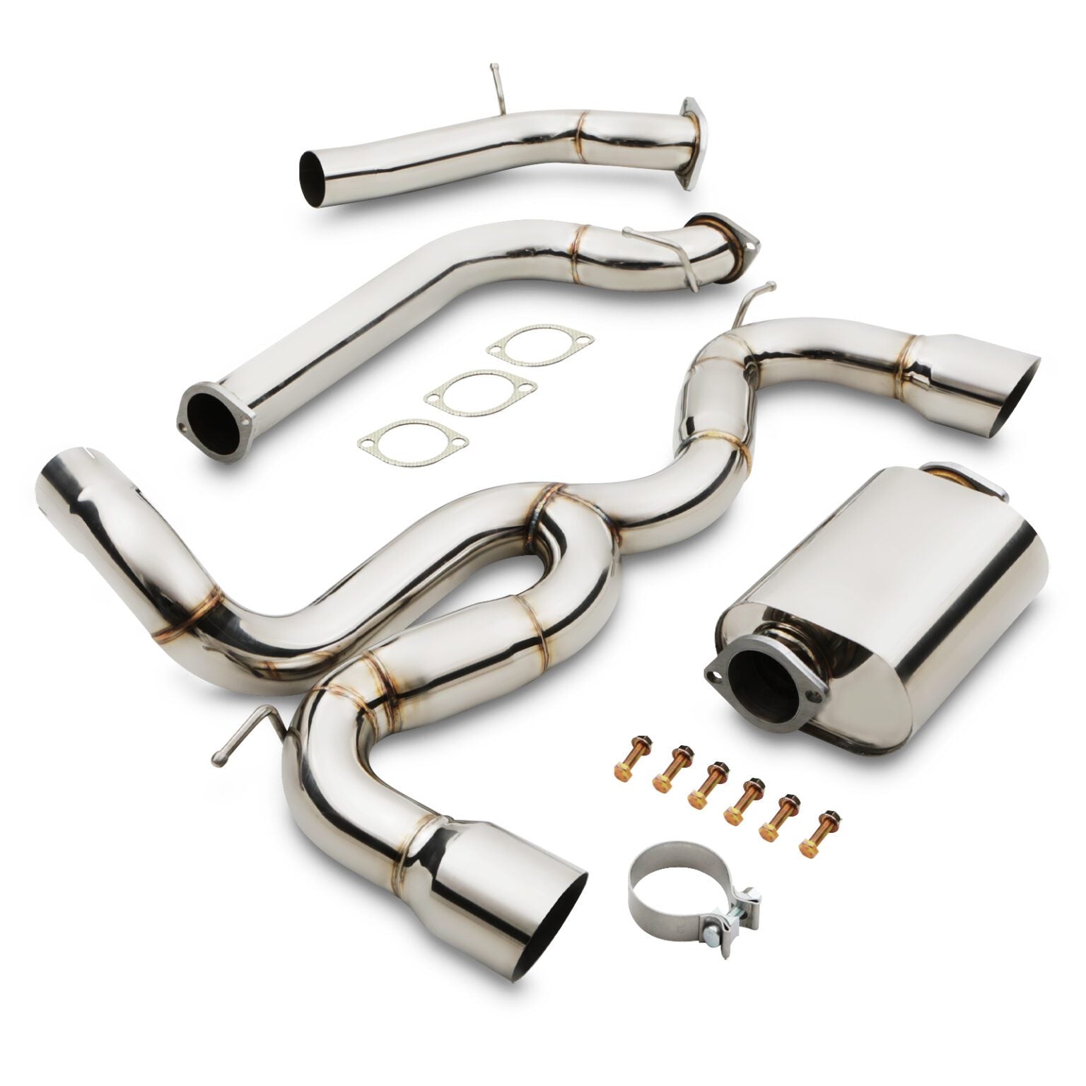 3″ Catback Exhaust System – Ford Focus Mk2 ST225 2.5 05-11