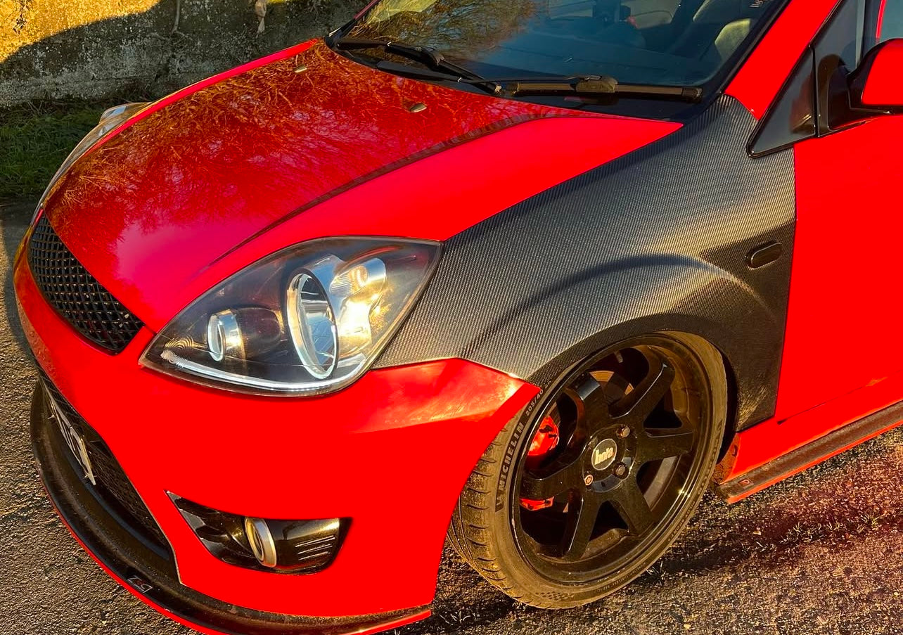 150MSRT 2006 Fiesta ST150 Full Carbon Fibre Front Wings/Fenders (Pair)