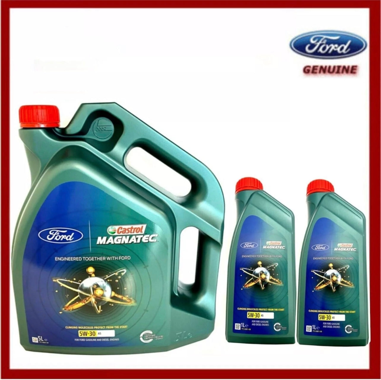 Ford Focus ST225 / MK2 RS Oil and Filter + Spark Plugs Service Kit