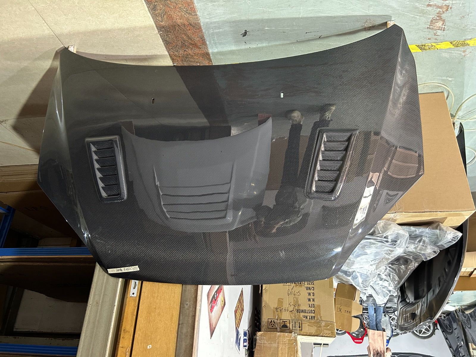 MK2 Focus ST255 2006-2011 RS Style Carbon Fibre Bonnet/Hood (Vents Included)