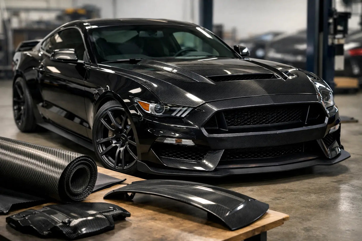 Mustang Carbon Fibre Guide for Real Gains