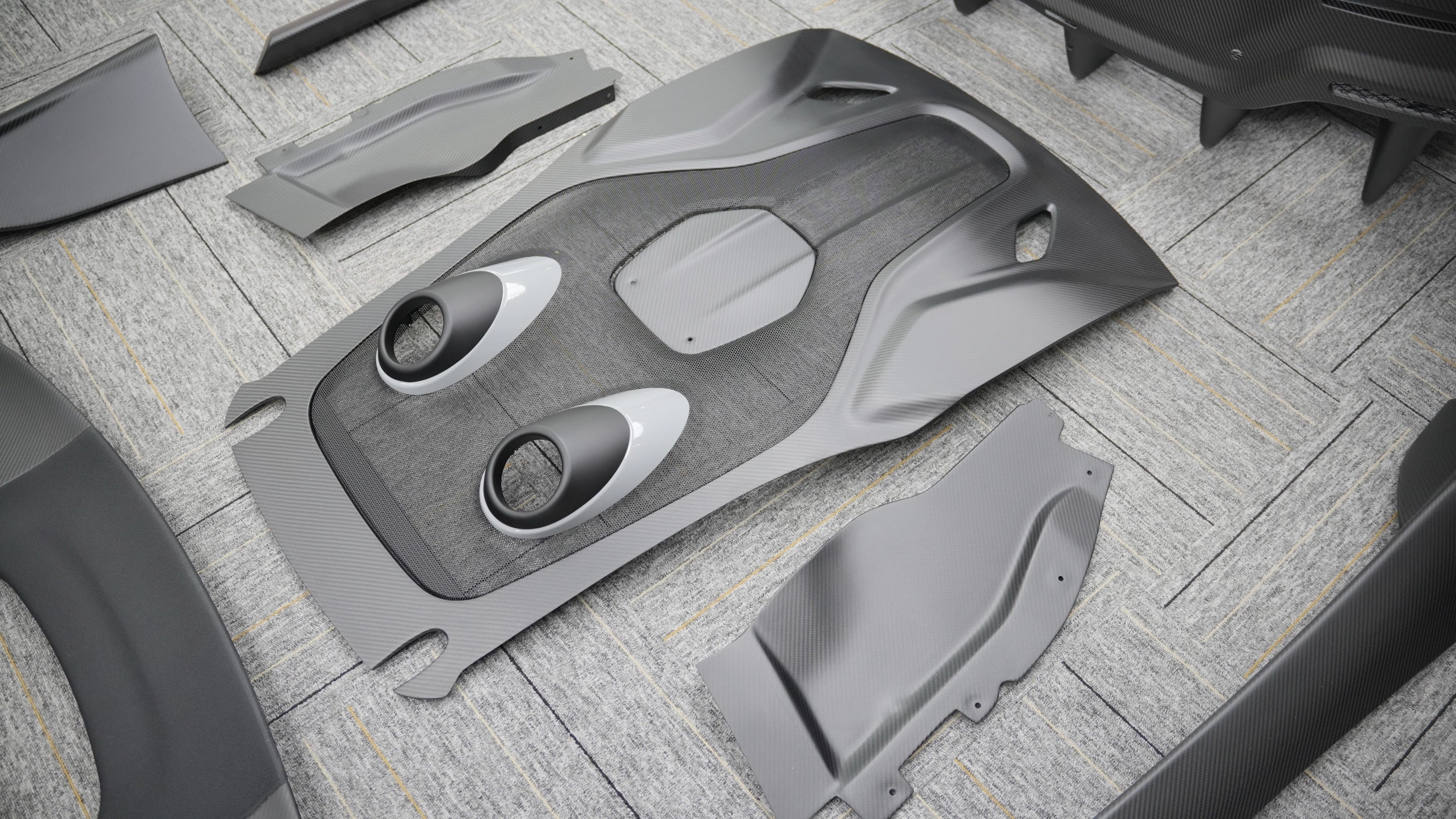 McLaren 570S 600LT DeckLid & Exhaust Conversion