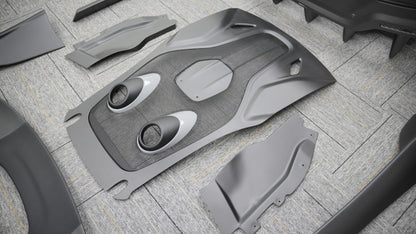McLaren 570S 600LT DeckLid & Exhaust Conversion