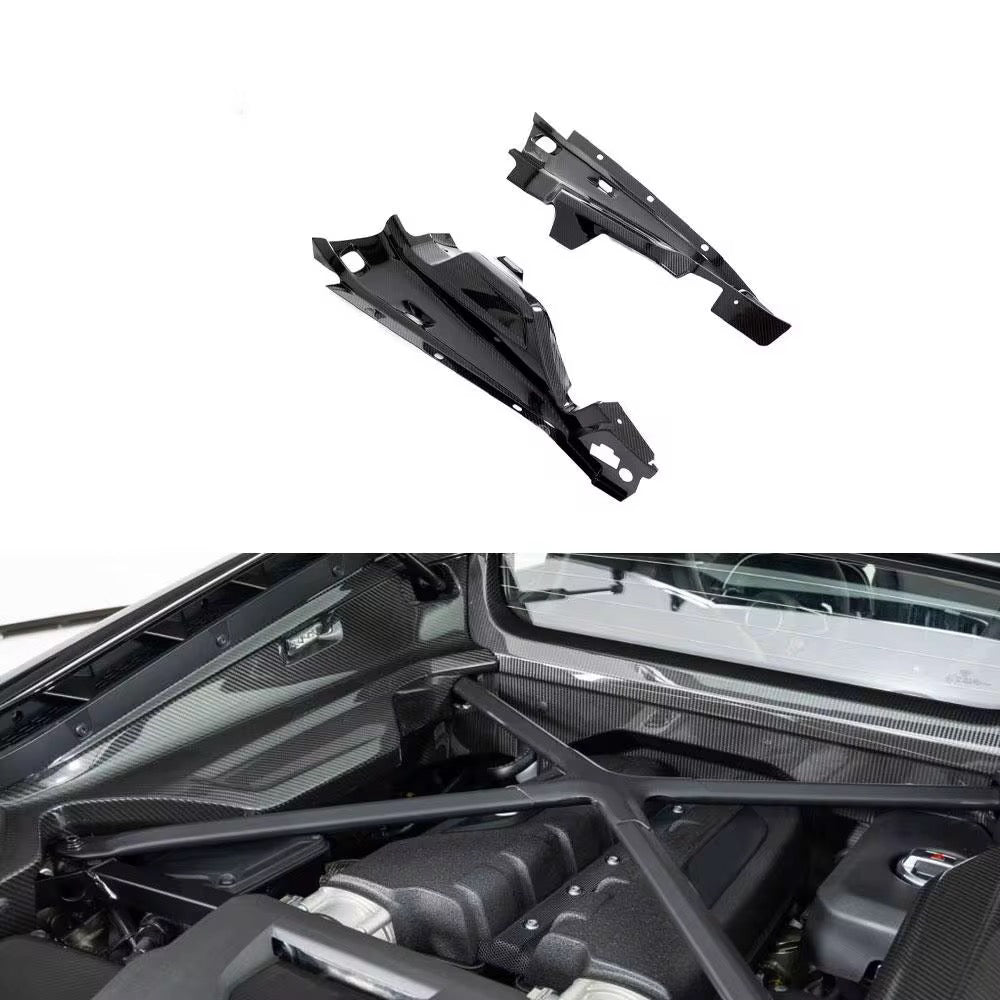 Audi R8 2023 Coupe Carbon Fibre Engine Bay Replacement Trim