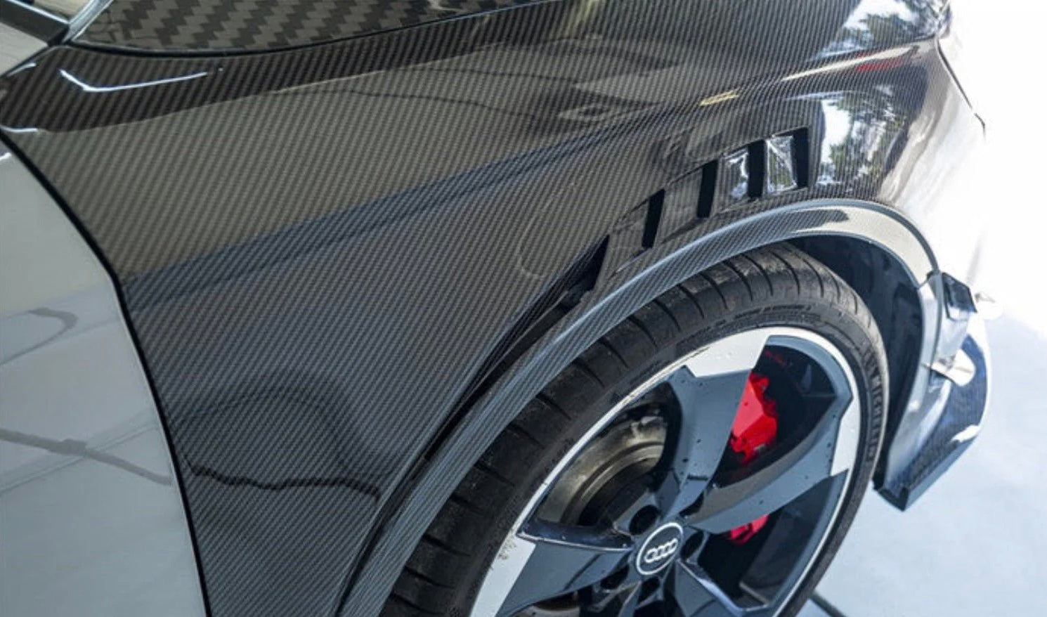 Audi A3/S3/RS3 8V Carbon Aero Vented Fender Pair