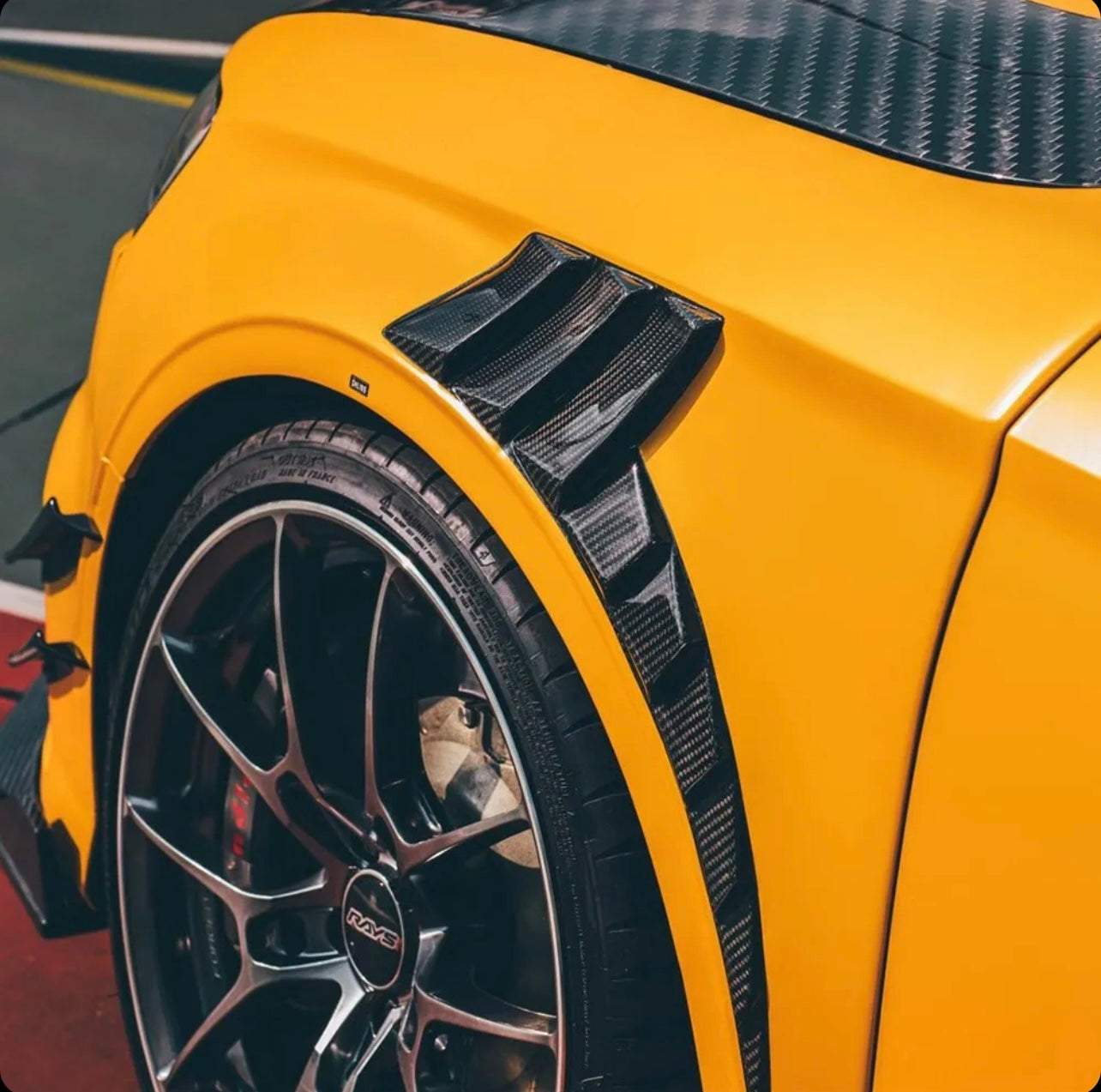 Audi A3/S3/RS3 Carbon Vented Fender Pair