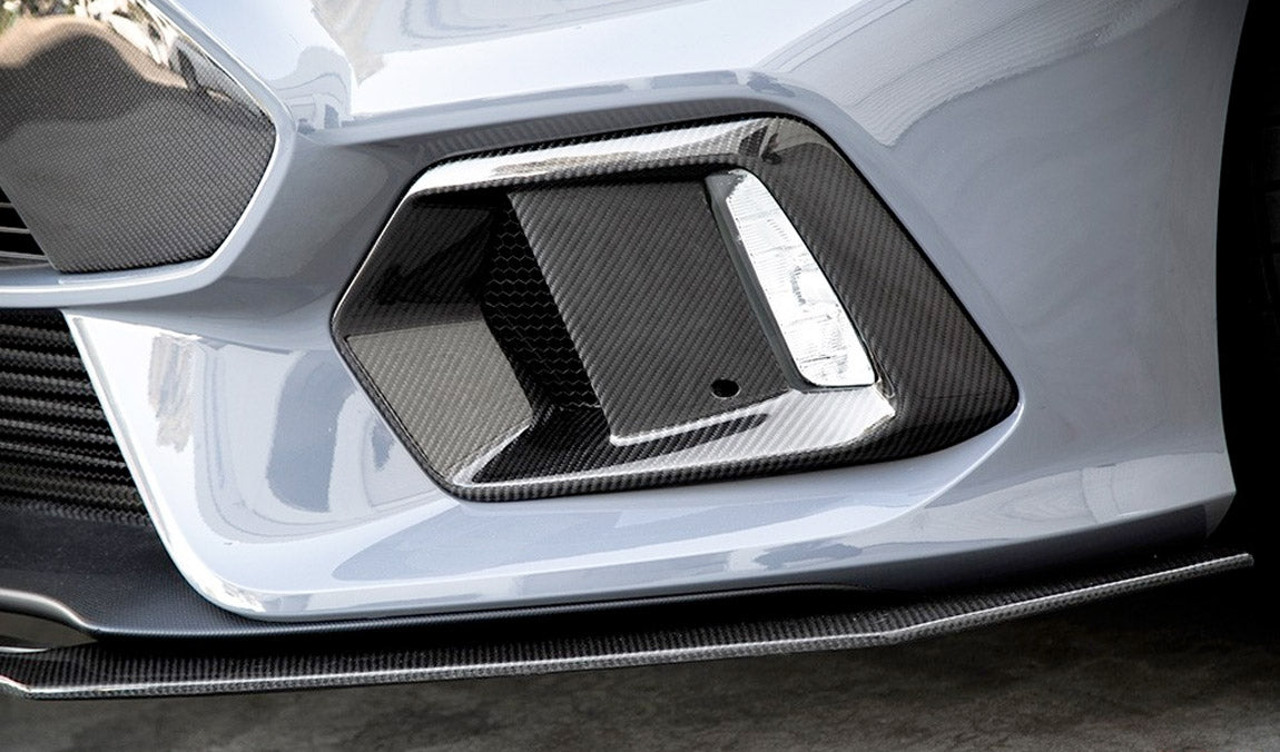 MK3 Focus RS Carbon Fibre Fog Light Surrounds 16-19