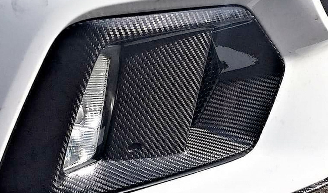 MK3 Focus RS Carbon Fibre Fog Light Surrounds 16-19