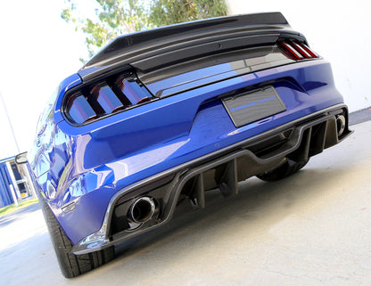 Ford Mustang 2015-2017 Carbon Fibre Rear Diffuser