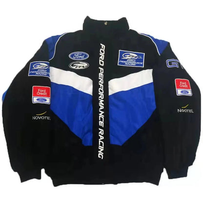 Ford Performance Retro Racing Old School Bomber Jacket