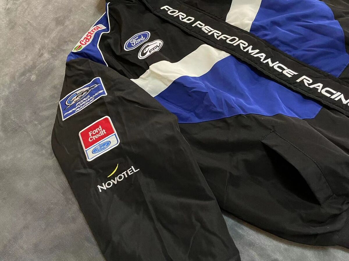 Ford Performance Retro Racing Old School Bomber Jacket