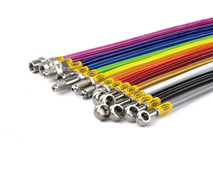 HEL ST180 Braided Brake Line Set