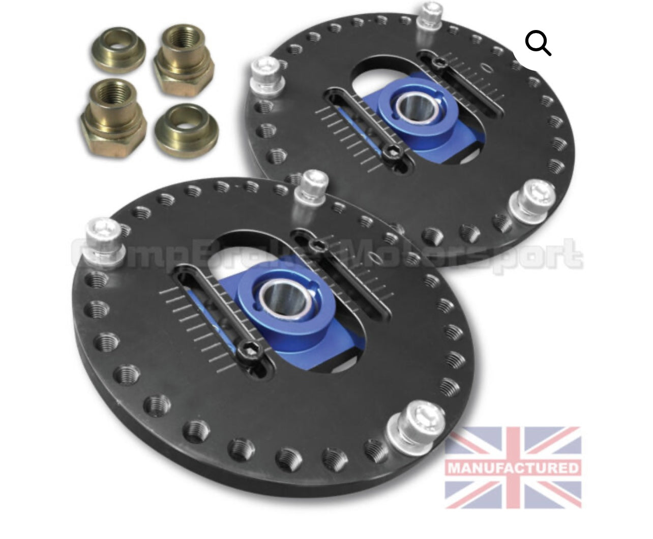 FORD FIESTA ST150/180 ADJUSTABLE FRONT SUSPENSION TOP MOUNT (PAIR)